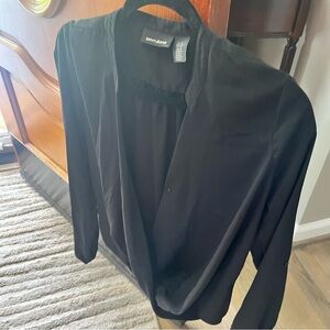 DKNY Beautiful Black Blouse